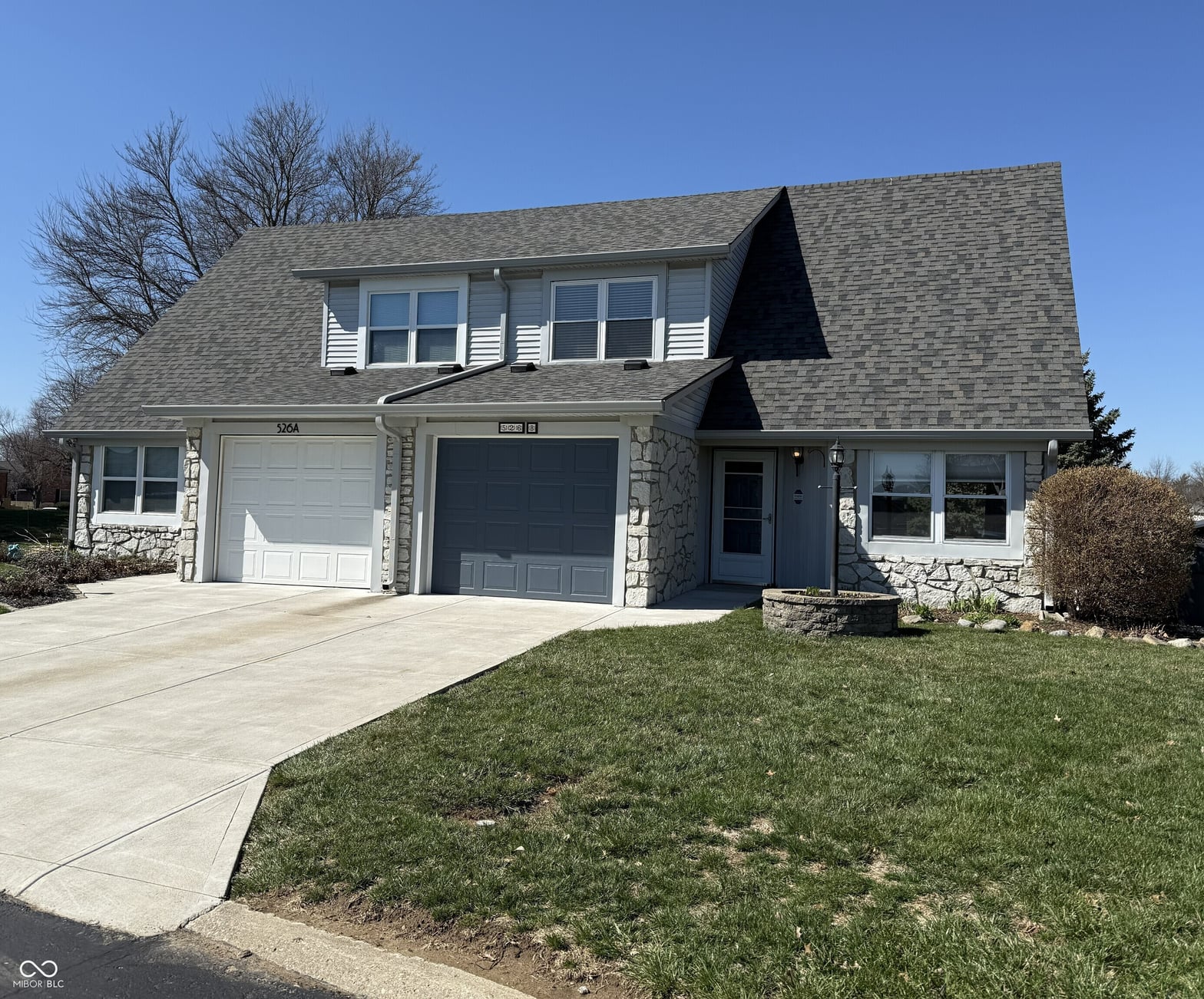 Front exterior at 526 Paradise Way, Greenwood, IN