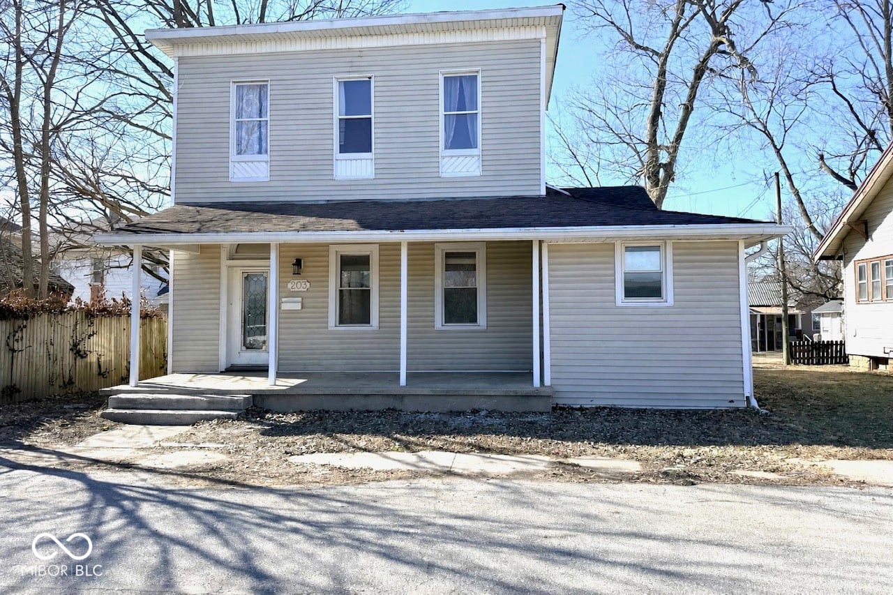 Front exterior at 203 Crane Drive, Crawfordsville, IN