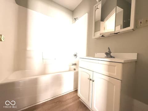 Bathroom at 203 Crane Drive, Crawfordsville, IN