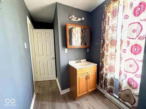 Bathroom at 203 Crane Drive, Crawfordsville, IN