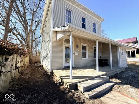 Side exterior at 203 Crane Drive, Crawfordsville, IN