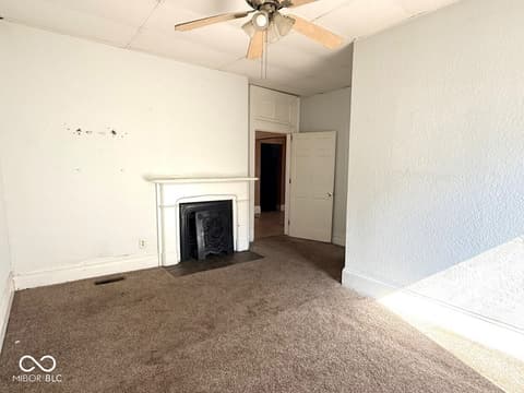 Primary bedroom at 203 Crane Drive, Crawfordsville, IN