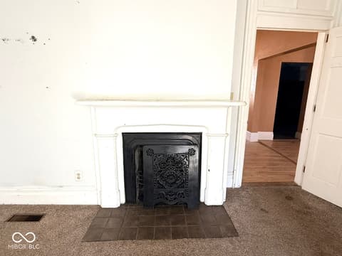 Fireplace — 203 Crane Drive, Crawfordsville, IN