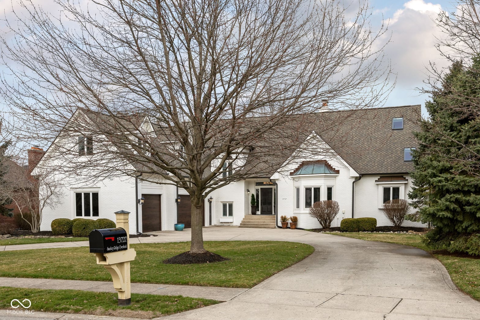 Front exterior at 13727 Smokey Ridge Overlook, Carmel, IN