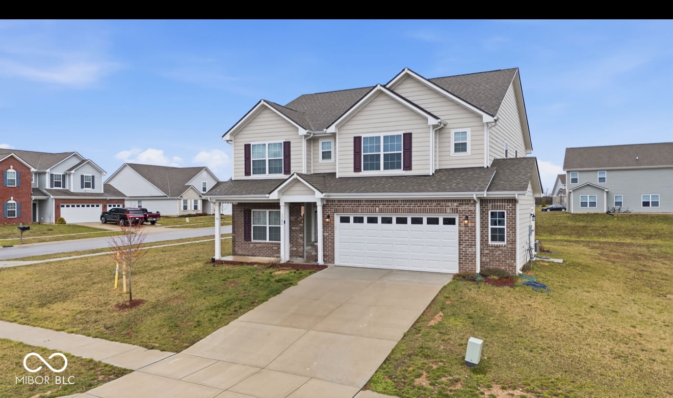 Front exterior at 1126 Creek Way Lane, Greenwood, IN