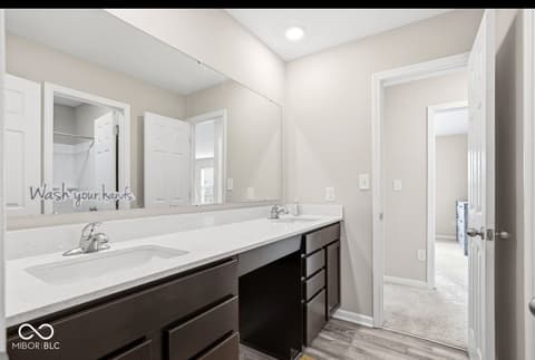 Bathroom at 1126 Creek Way Lane, Greenwood, IN