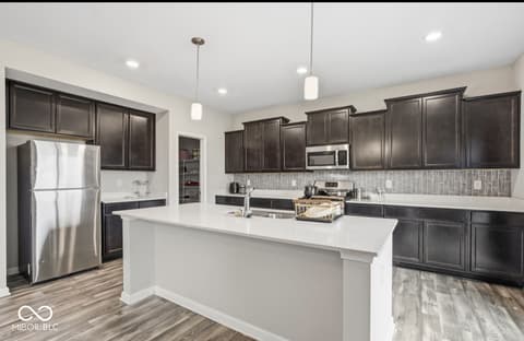Kitchen at 1126 Creek Way Lane, Greenwood, IN