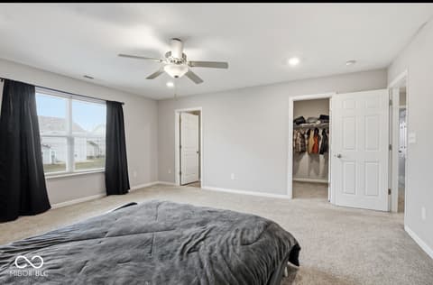 Bedroom at 1126 Creek Way Lane, Greenwood, IN
