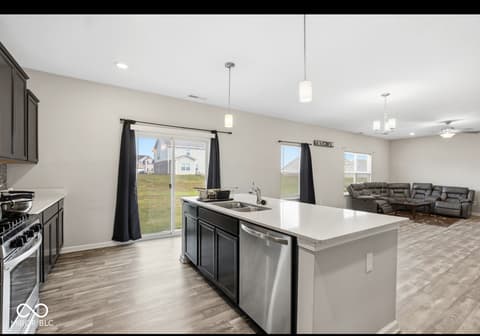 Kitchen at 1126 Creek Way Lane, Greenwood, IN