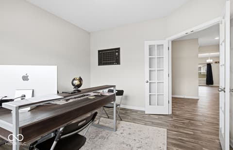 Home office at 1126 Creek Way Lane, Greenwood, IN
