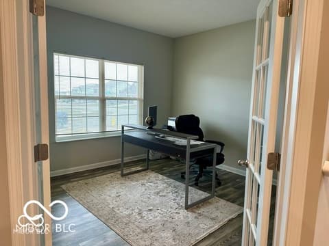 Home office at 1126 Creek Way Lane, Greenwood, IN