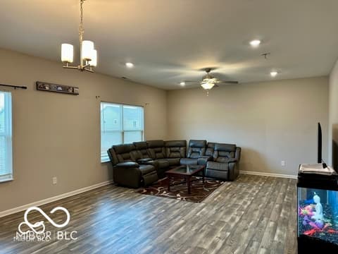 Living room at 1126 Creek Way Lane, Greenwood, IN