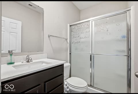 Bathroom at 1126 Creek Way Lane, Greenwood, IN