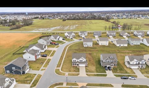 Aerial view at 1126 Creek Way Lane, Greenwood, IN