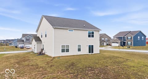 Side exterior at 1126 Creek Way Lane, Greenwood, IN