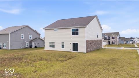 Backyard at 1126 Creek Way Lane, Greenwood, IN