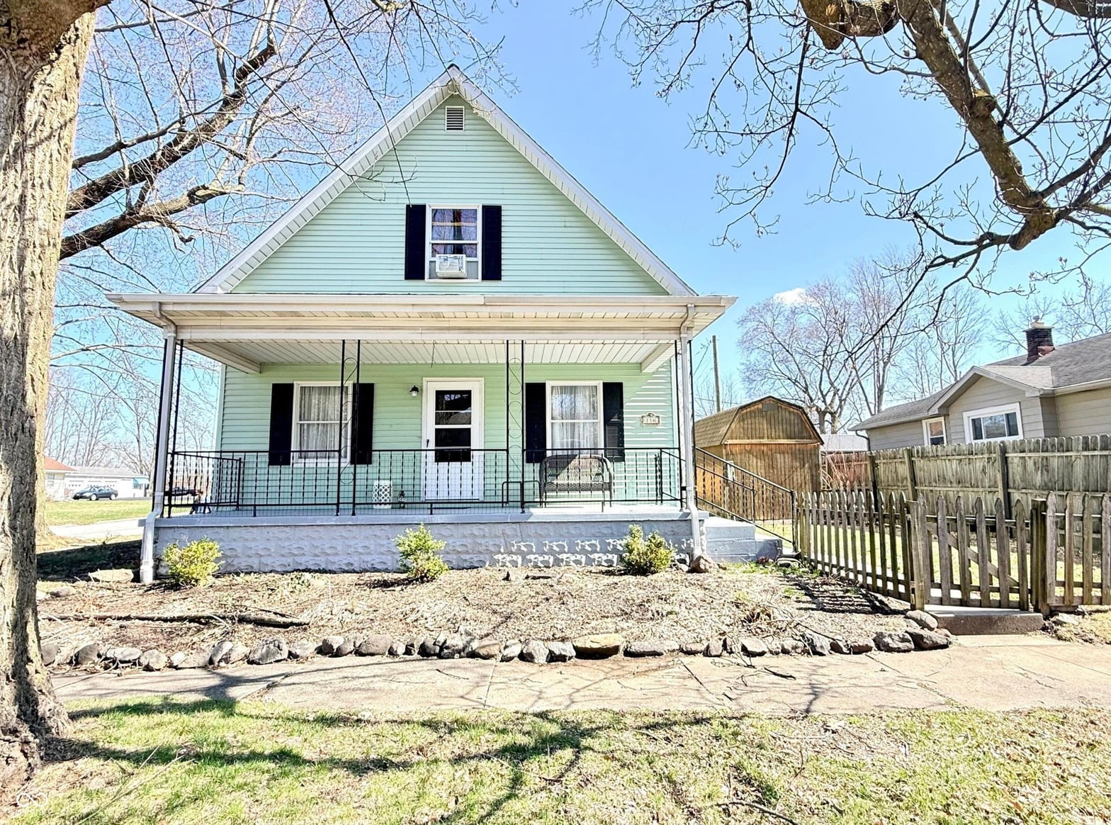 Front exterior at 116 N Barr Street, Crawfordsville, IN