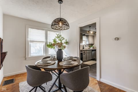 Dining room at 1402 N Grant Avenue, Indianapolis, IN