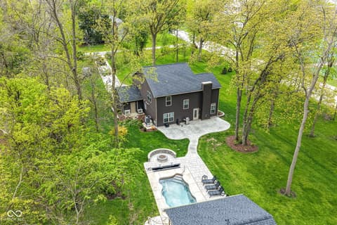 Aerial view at 798 Millerwood Drive, Lebanon, IN