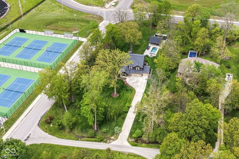 Aerial view at 798 Millerwood Drive, Lebanon, IN