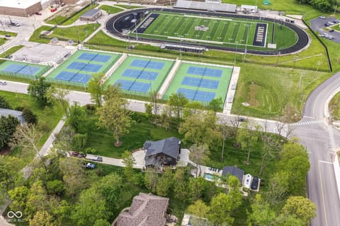 Aerial view at 798 Millerwood Drive, Lebanon, IN