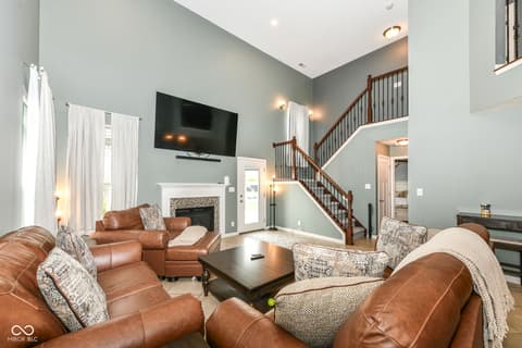 Living room at 798 Millerwood Drive, Lebanon, IN