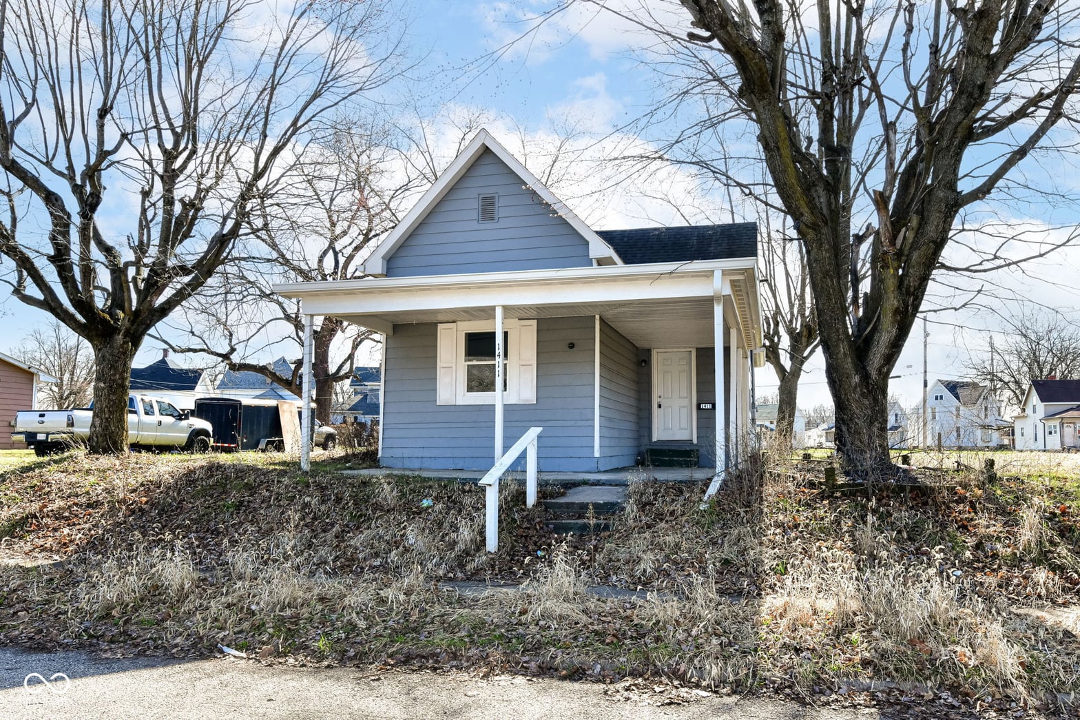 Front exterior at 1411 Home Avenue, Anderson, IN