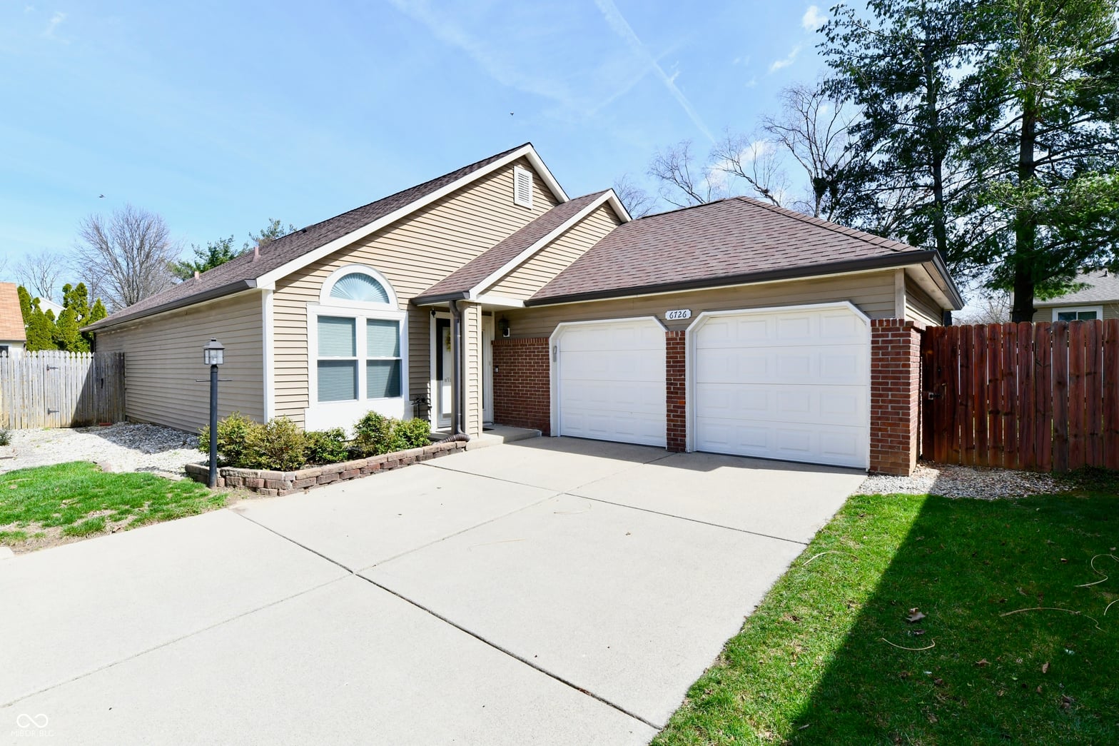 Front exterior at 6726 Limerick Court, Indianapolis, IN