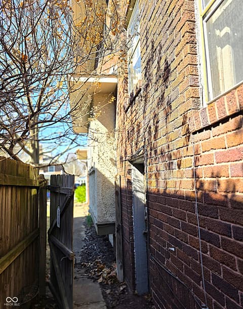 Side exterior at 4231 Broadway Street, Indianapolis, IN