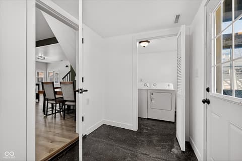 Laundry room at 416 W 5th Street W, Greenfield, IN