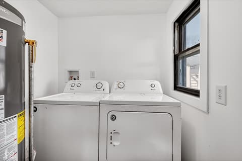 Laundry room at 416 W 5th Street W, Greenfield, IN