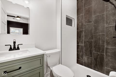 Bathroom at 416 W 5th Street W, Greenfield, IN