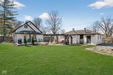 Backyard at 416 W 5th Street W, Greenfield, IN