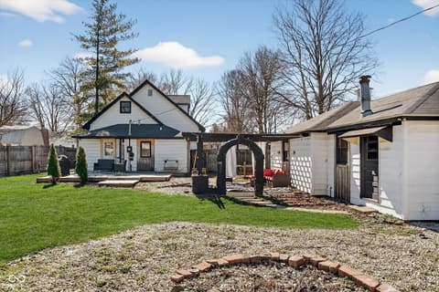 Backyard at 416 W 5th Street W, Greenfield, IN