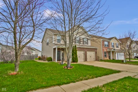 Front exterior at 2542 Middle View Drive, Columbus, IN