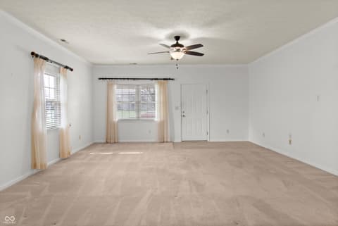 Living room at 88 W Wind Chime Circle, Greenwood, IN