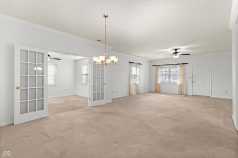 Living room at 88 W Wind Chime Circle, Greenwood, IN
