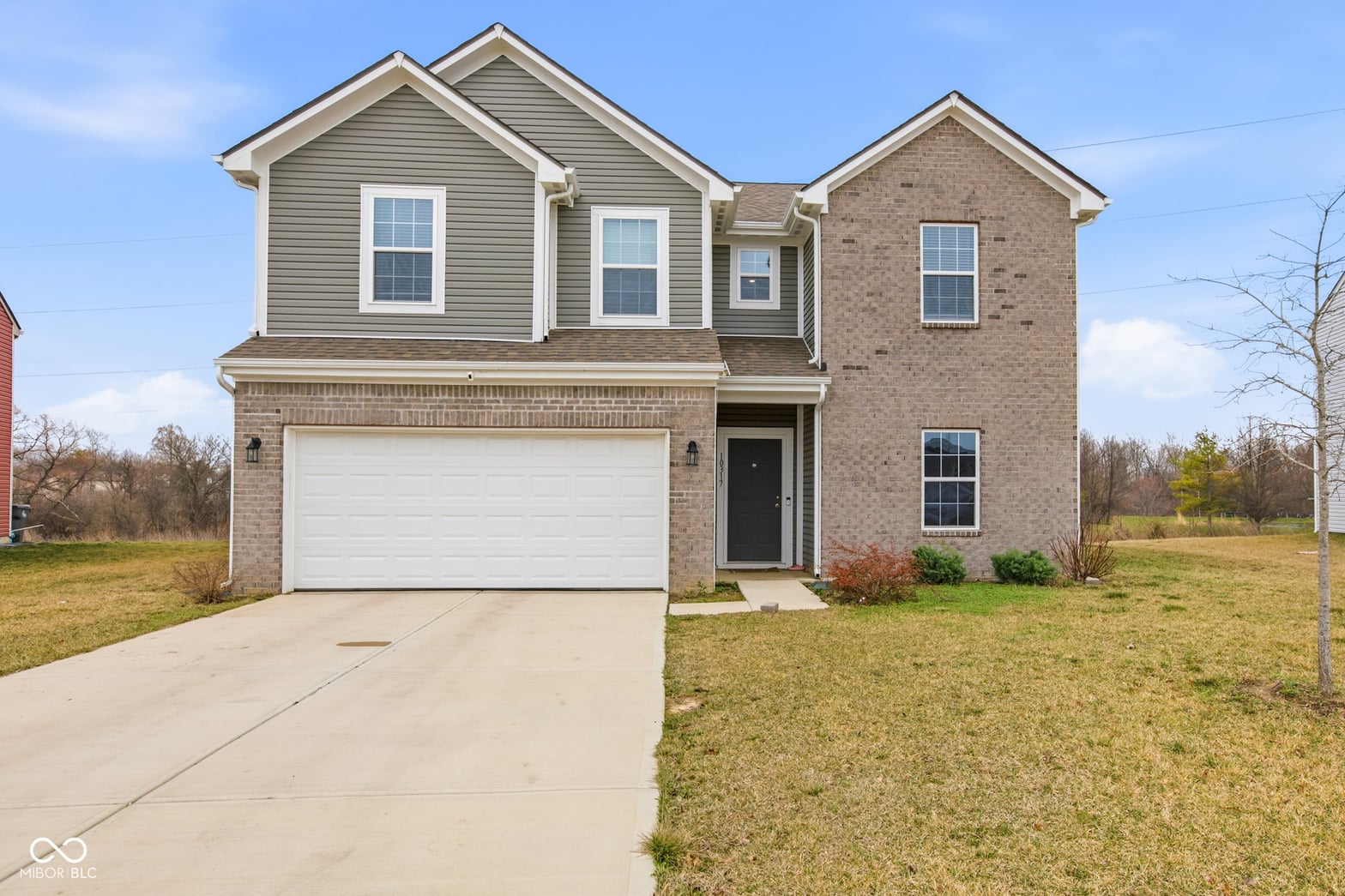 Front exterior at 10317 Caprock Canyon Drive, Indianapolis, IN