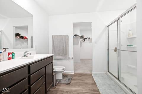 Bathroom at 10317 Caprock Canyon Drive, Indianapolis, IN