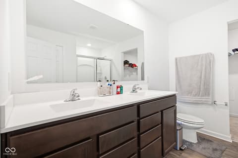 Bathroom at 10317 Caprock Canyon Drive, Indianapolis, IN