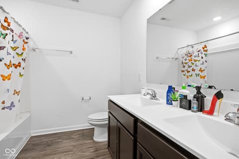 Bathroom at 10317 Caprock Canyon Drive, Indianapolis, IN