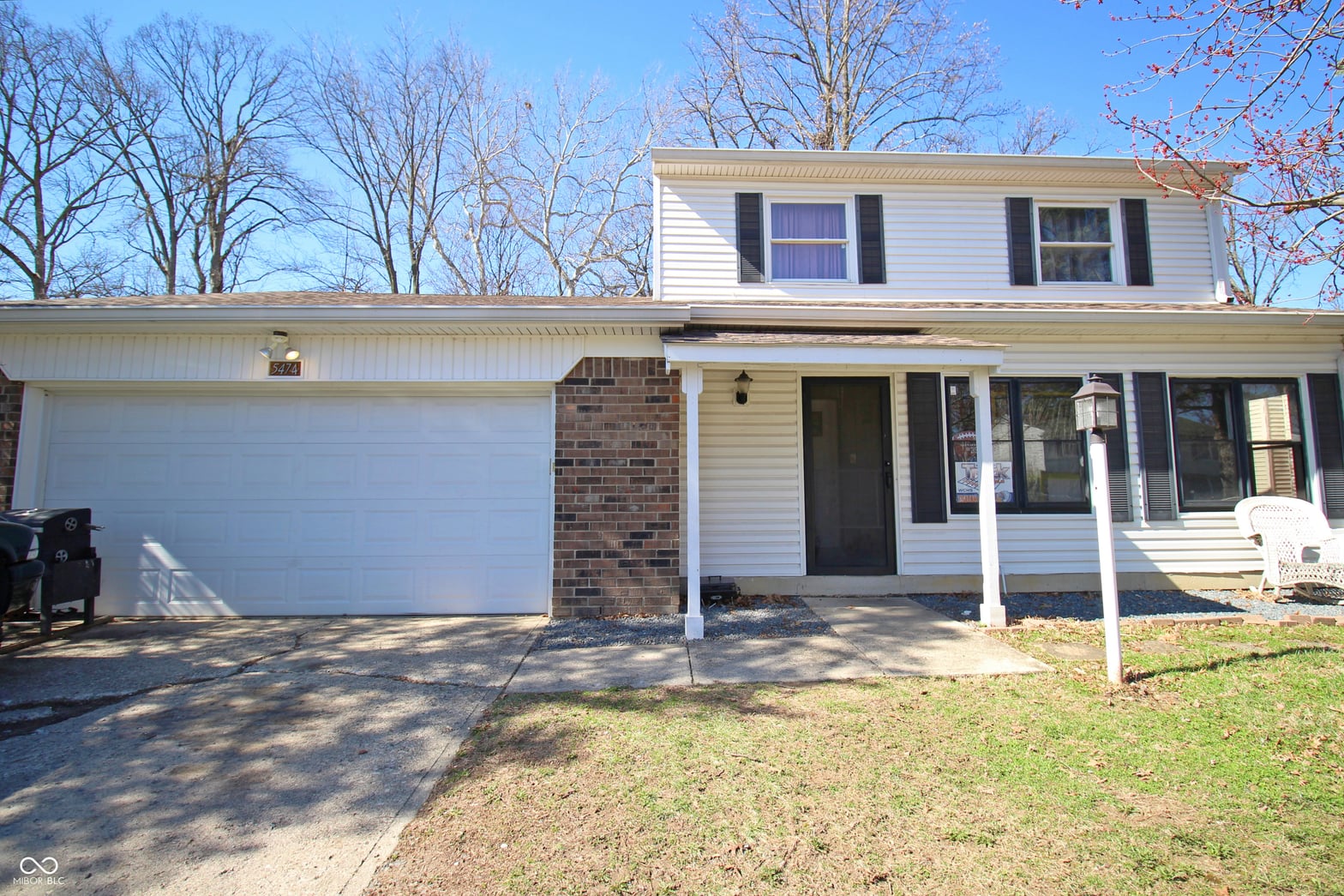 Front exterior at 5474 Sleet Drive, Indianapolis, IN