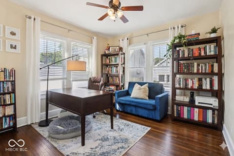 Home office at 2606 N Delaware Street, Indianapolis, IN