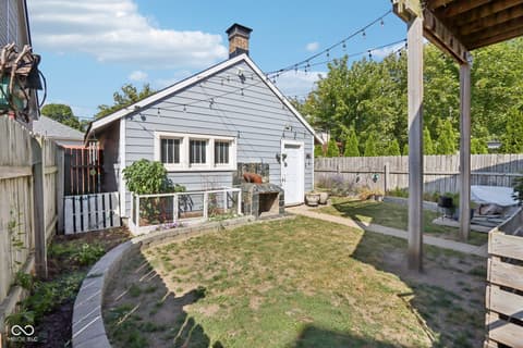 Backyard at 2606 N Delaware Street, Indianapolis, IN