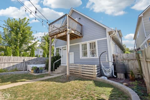 Backyard at 2606 N Delaware Street, Indianapolis, IN