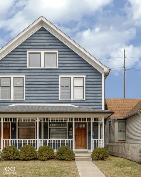 Front exterior at 1633 N New Jersey Street, Indianapolis, IN