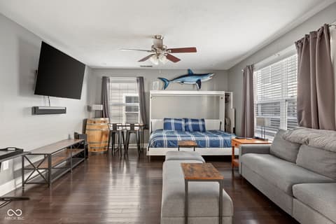 Bedroom at 1633 N New Jersey Street, Indianapolis, IN