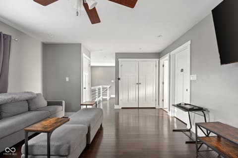Living room at 1633 N New Jersey Street, Indianapolis, IN