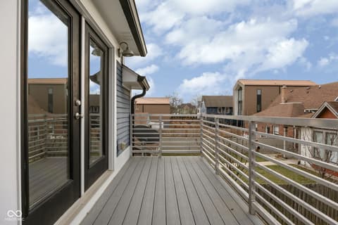 Balcony — 1633 N New Jersey Street, Indianapolis, IN