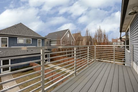 Outdoor living area at 1633 N New Jersey Street, Indianapolis, IN
